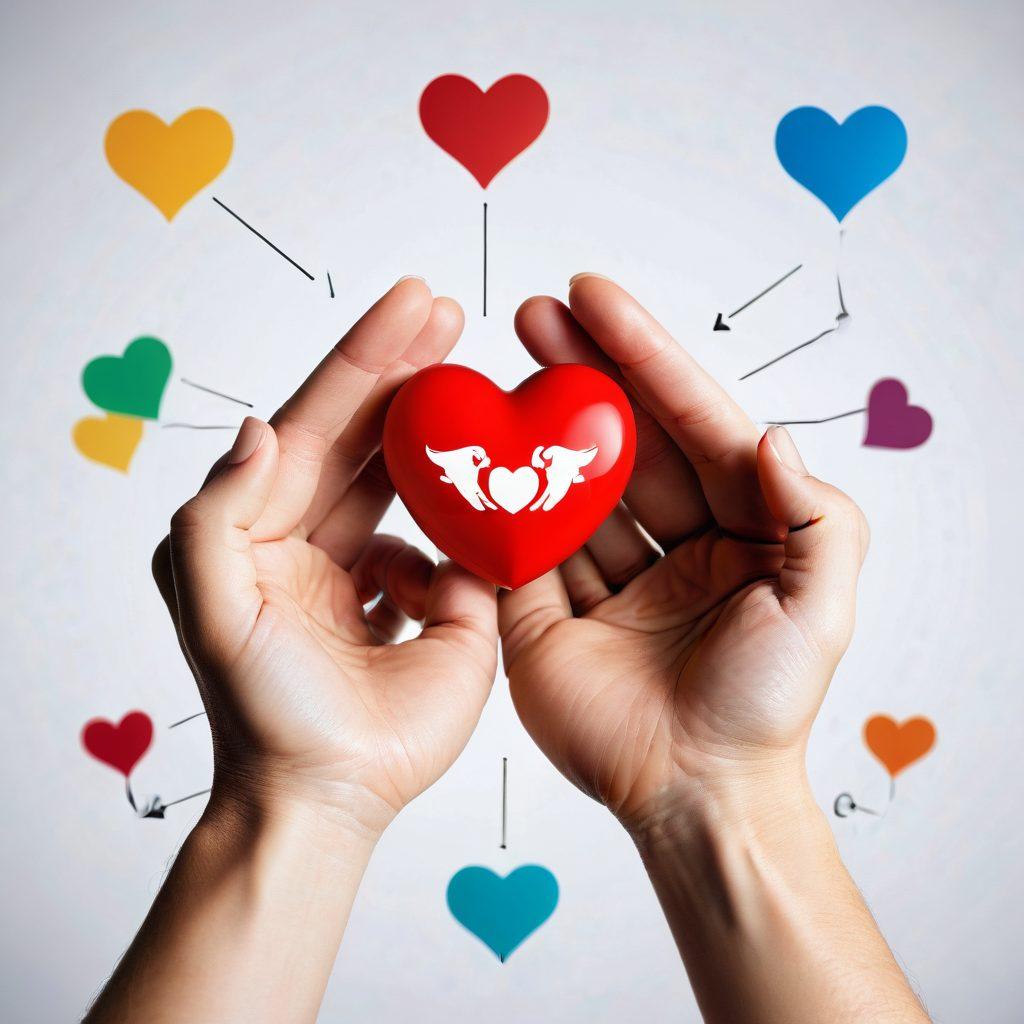 A close-up of two hands shaking, symbolizing trust, surrounded by floating icons of personalized insurance options like health, auto, and home, intertwined with hearts to represent relationships. Soft, warm lighting enhances the emotions of security and comfort. super-realistic. vibrant colors. white background.